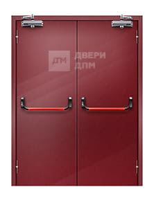 Дверь двупольная с системой антипаника противопожарная ДП-812