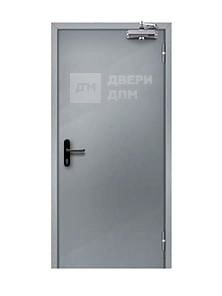 Однопольная нержавеющая дверь для торгового центра ДП-523